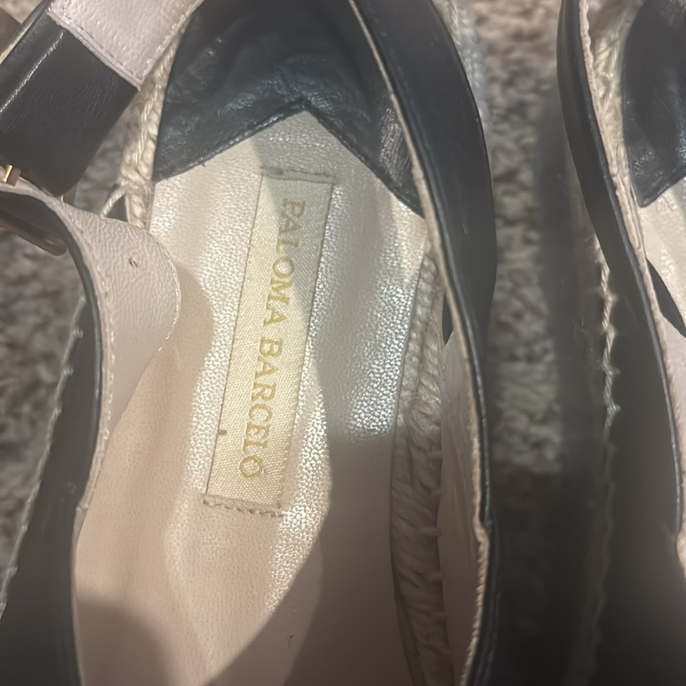 Paloma Barceló Women's Sandal Anambei Lory Nougat, Patent Black size 36 - Picture 5 of 8